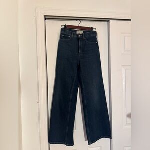 Everlane Way High Sailor Jeans - Dark Indigo